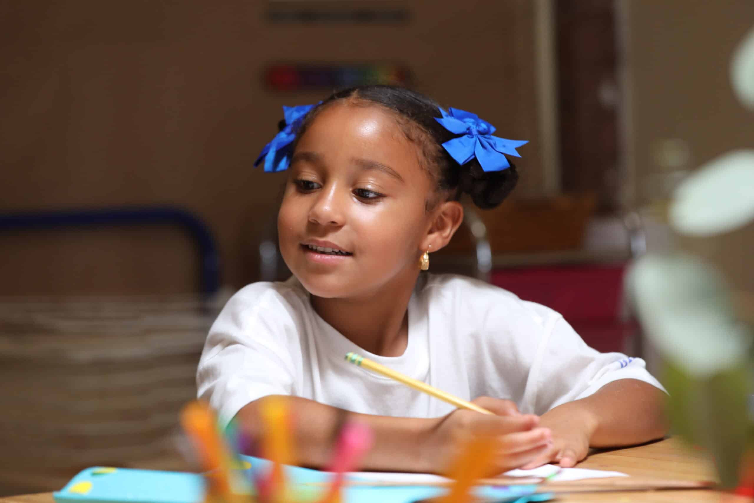 student smiling